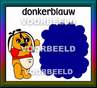 Donkerblauw