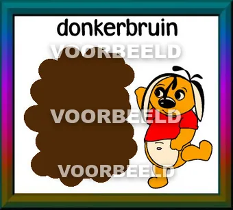 Donkerbruin