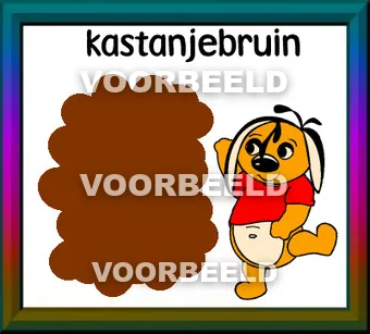 Kastanjebruin