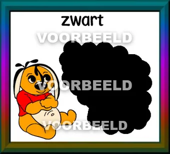 Zwart