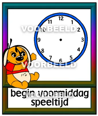 Begin voormiddag speeltijd