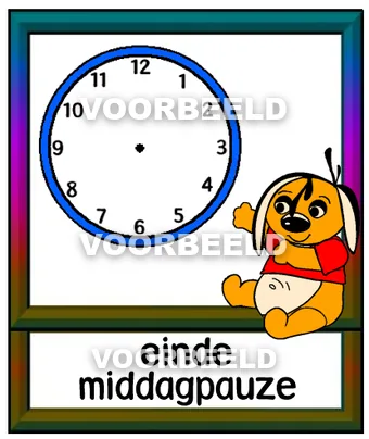 Einde middagpauze