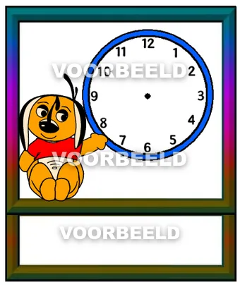 Klok leeg