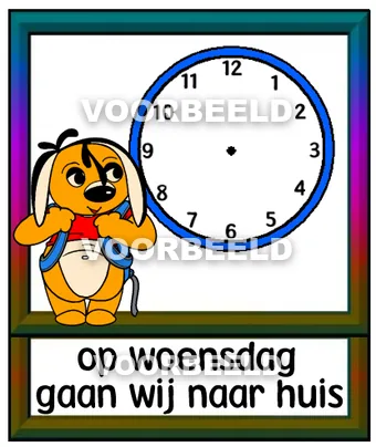 Op woensdag gaan wij naar huis