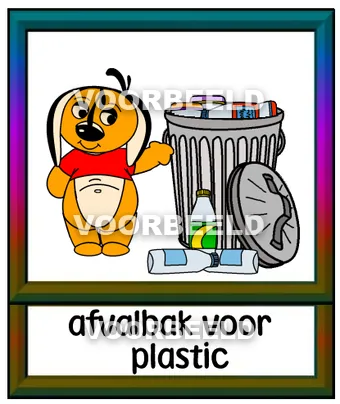Afvalbak voor plastic