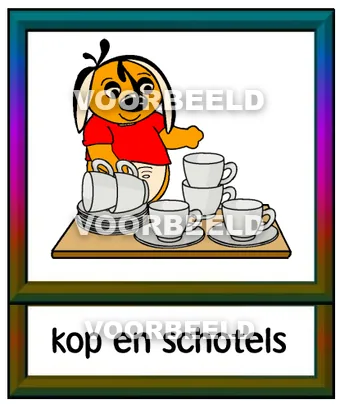 Kop en schotels