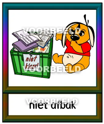 Niet afbak
