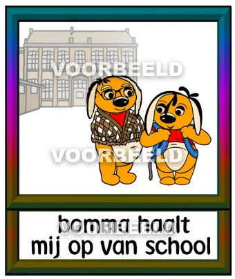 Bomma haalt mij op van school