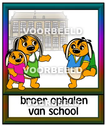Broer ophalen van school