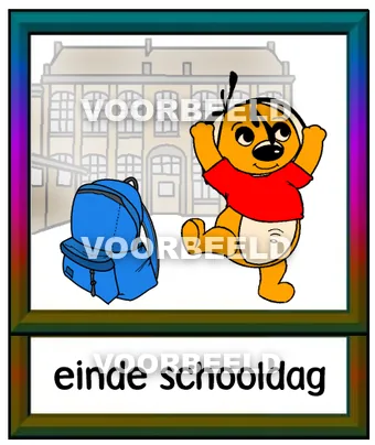 Einde schooldag