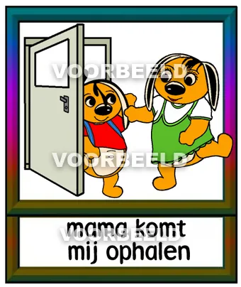 Mama komt mij ophalen
