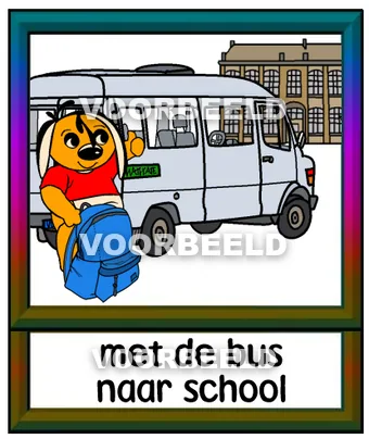 Met de bus naar school2