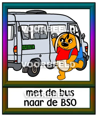 Met de bus naarde BSO