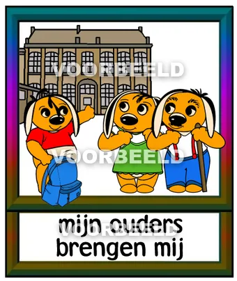 Mijn ouders brengen mij