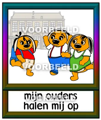 Mijn ouders halen mij op