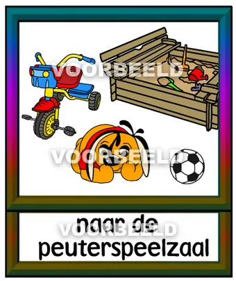 Naar de peuterspeelzaal
