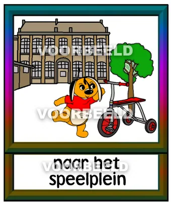 Naar het speelplein