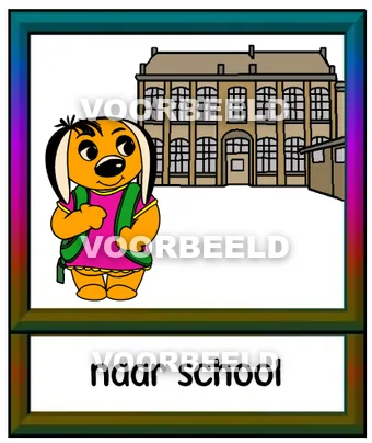 Naar school m