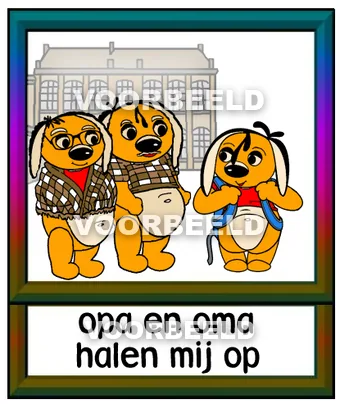 Opa en oma halen mij op