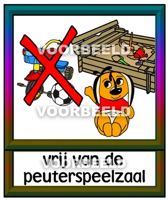Vrij van de peuterspeelzaal