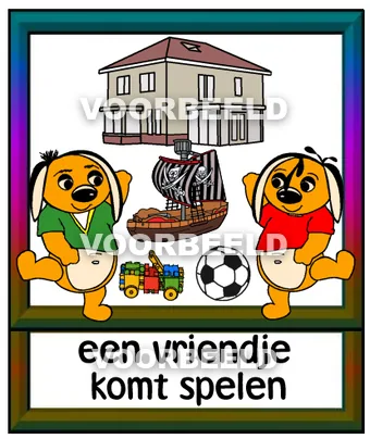 Een vriendje komt spelen1