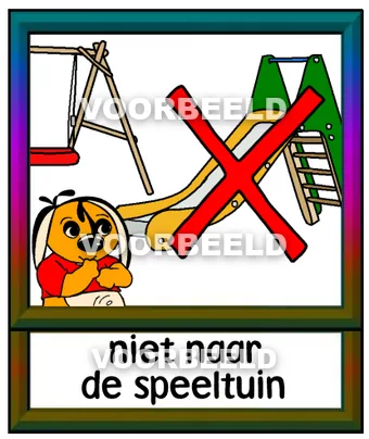 Niet naar de speeltuin