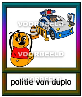 Politie van duplo