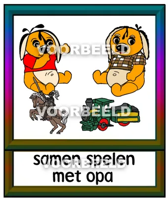 Samen spelen met opa