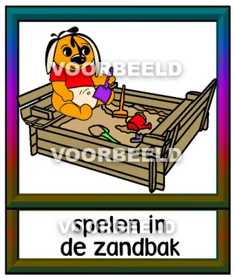 Spelen in de zandbak