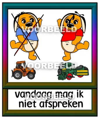 Vandaag mag ik niet afspreken1