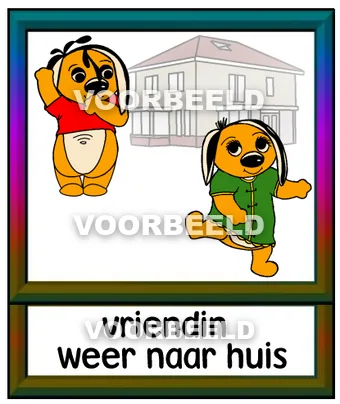 Vriendin weer naar huis