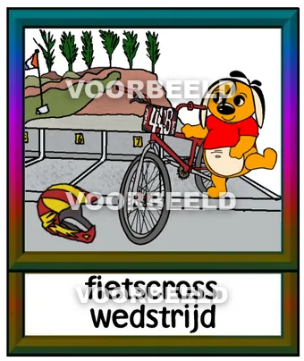 Fietscross wedstrijd