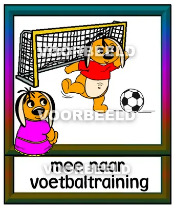 Mee naar voetbaltraining