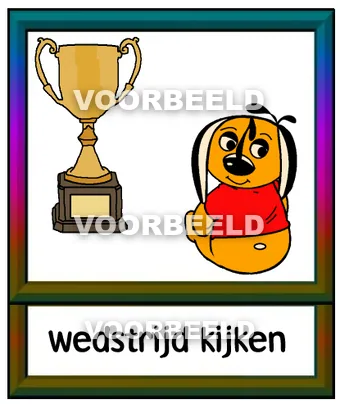 Wedstrijd kijken