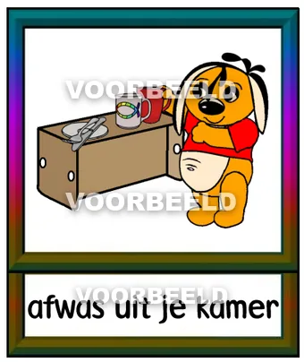 Afwas uit je kamer