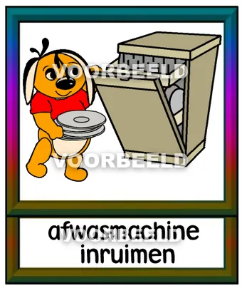 Afwasmachine inruimen