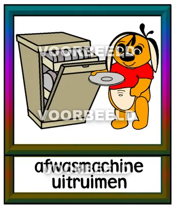 Afwasmachine uitruimen