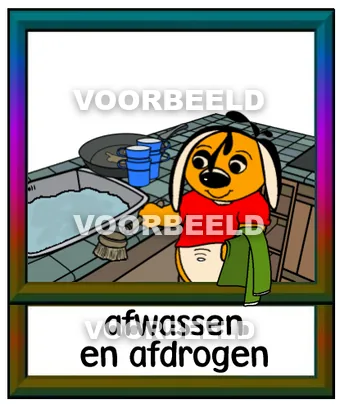 Afwassen en afdrogen
