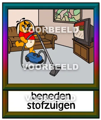 Beneden stofzuigen