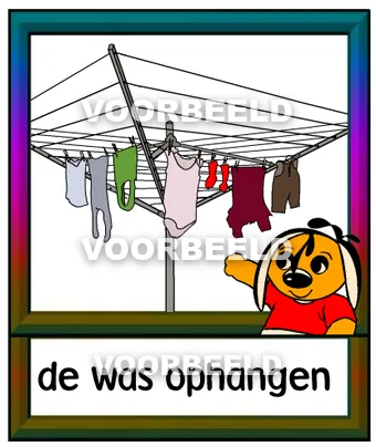 De was ophangen