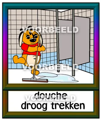 Douche droog trekken