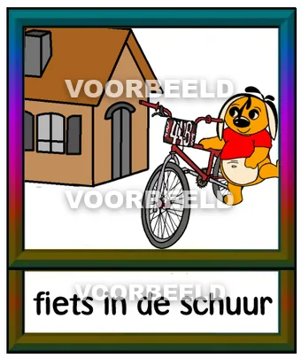 Fiets in de schuur