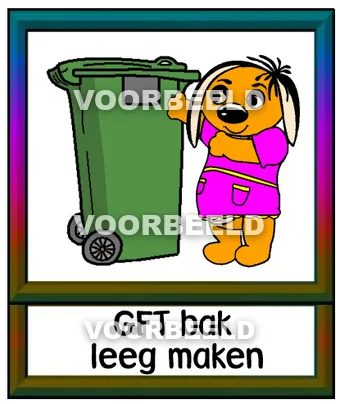 GFT bak leeg maken