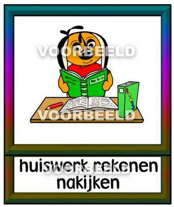 Huiswerk rekenen nakijken