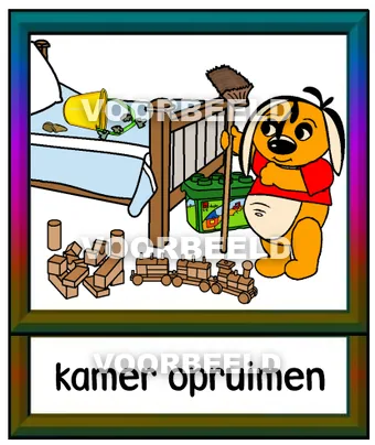 Kamer opruimen