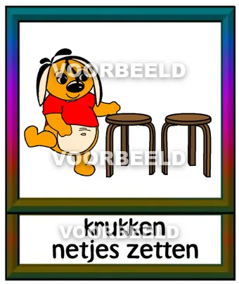 Krukken netjes zetten