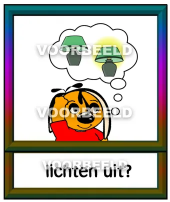 Lichten uit-vraagteken