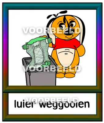 Luier weggooien