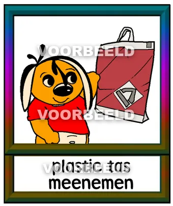 Plastic tas meenemen