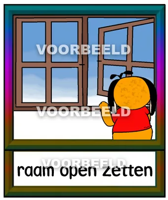 Raam open zetten